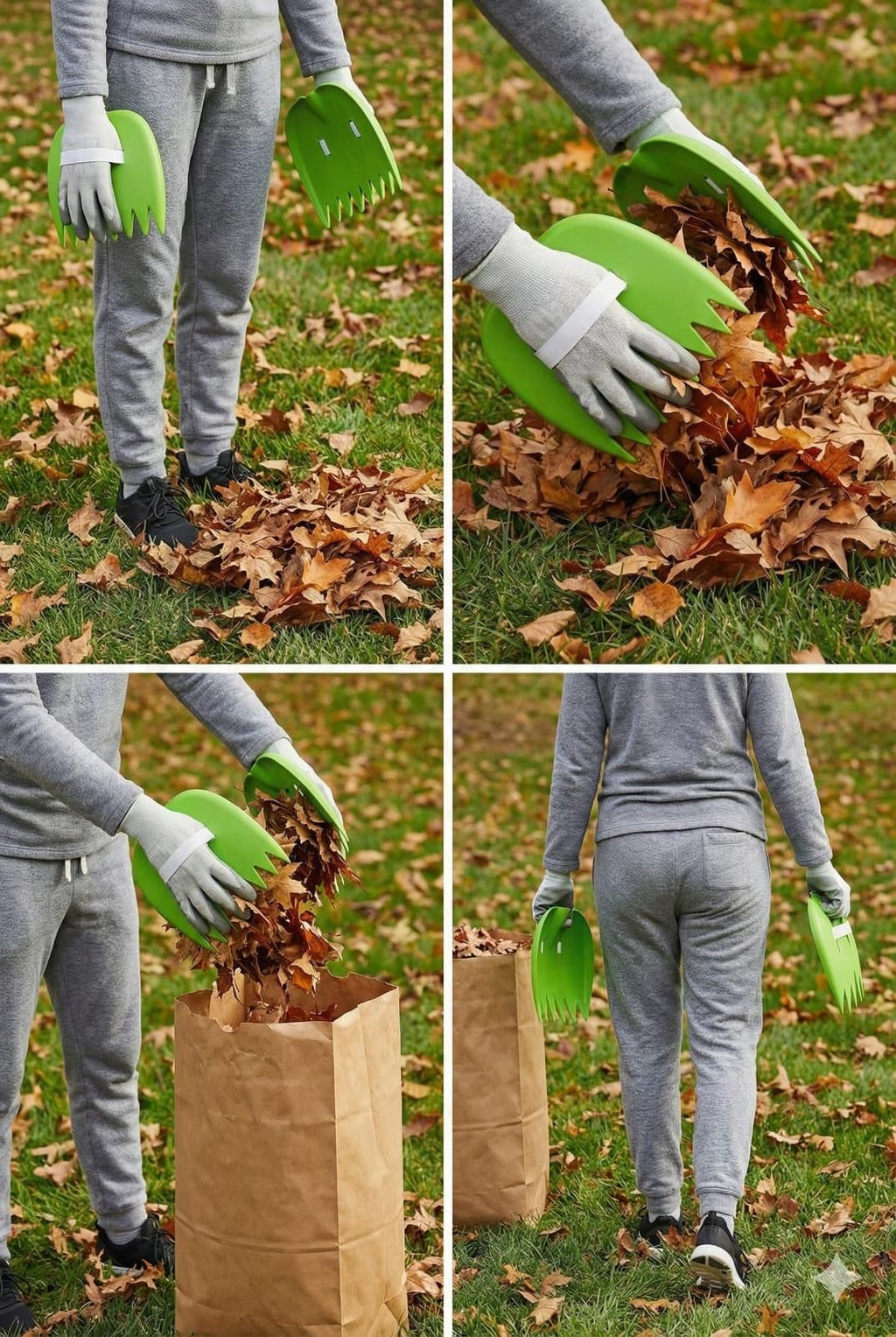 Leaf Scoops Hand Rakes 2 Pcs