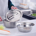 Stainless Steel Kitchen Drain Basket Set 3 in 1